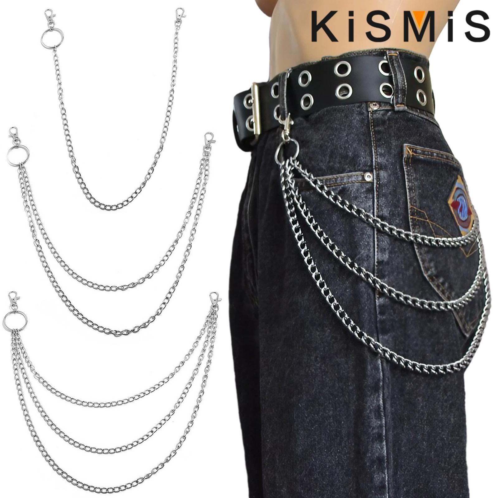Body Jewelry For You - KISMIS 1PC Porte-clés Punk Street, chaîne