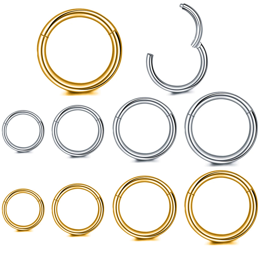 Body Jewelry Surgical Steel - Anneaux de nez en acier chirurgical