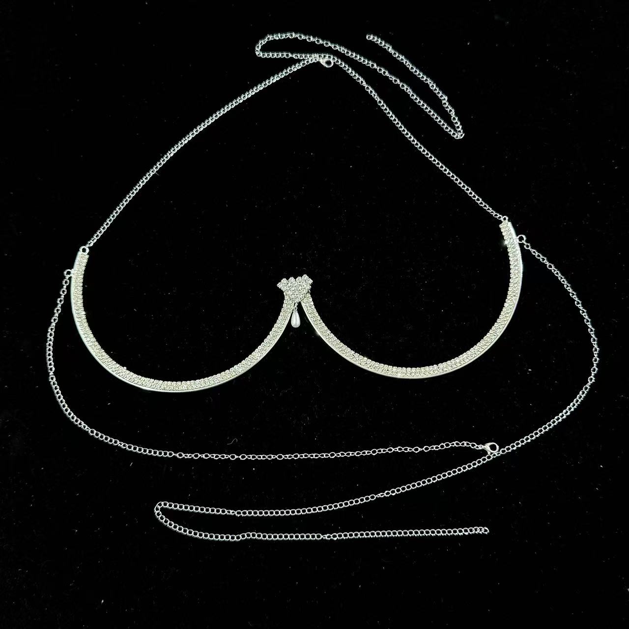 Collier soutien-gorge en forme - Body Jewelry Necklace avis et prix