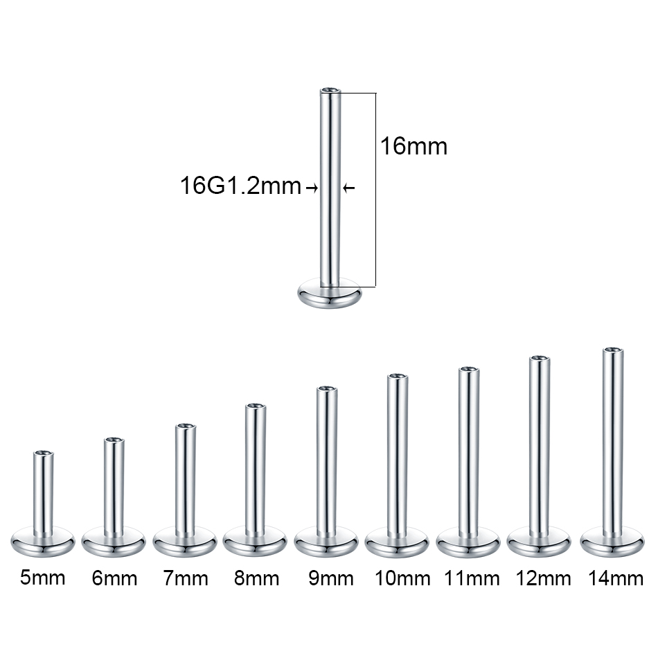 Piercing Labret en acier, 10 p - Body Jewelry Surgical Steel avis et prix